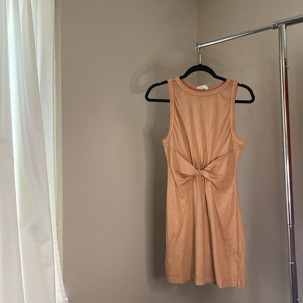 L*SPACE Seaview Dress FRONT KNOT MINI WOMENS SIZE SMALL